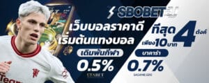 โปรโมชั่น เว็บแทงบอล